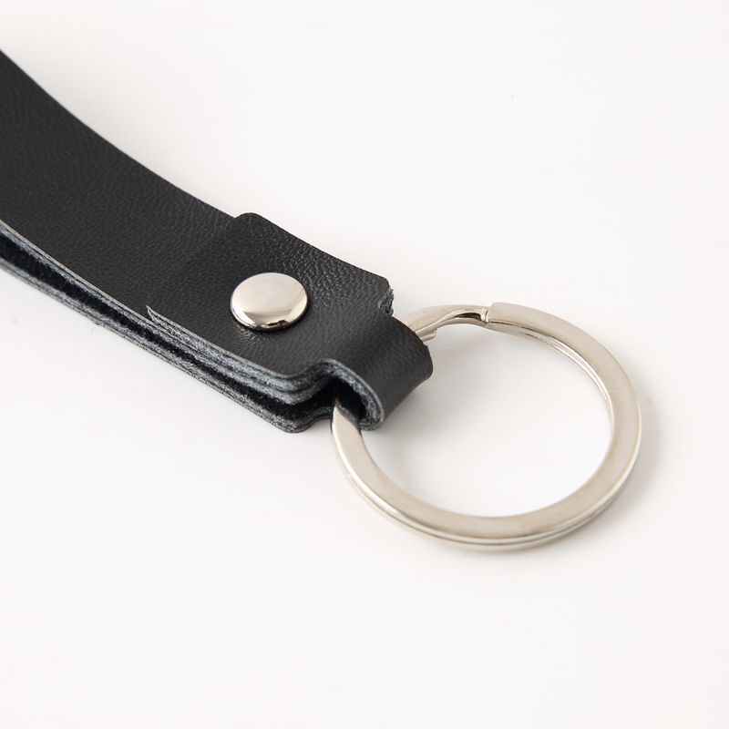 Wholesale Vintage Cowhide Rope Leather Keychain